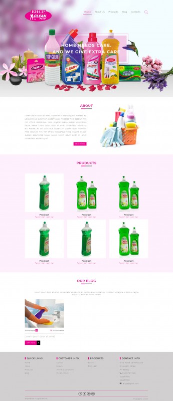 Zillion Info Solution Dynamic websites Extra Home Care