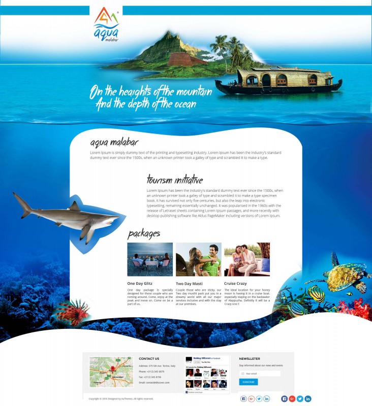 Zillion Info Solution Dynamic websites Aqua Malabar