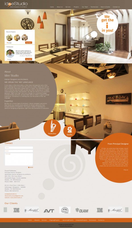 Zillion Info Solution static websites Idee Studio